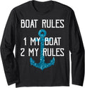 My Boat My Rules Boat Captain Funny Boating