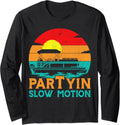 Party In Slow Motion Vintage Sunset Pontoon Boat