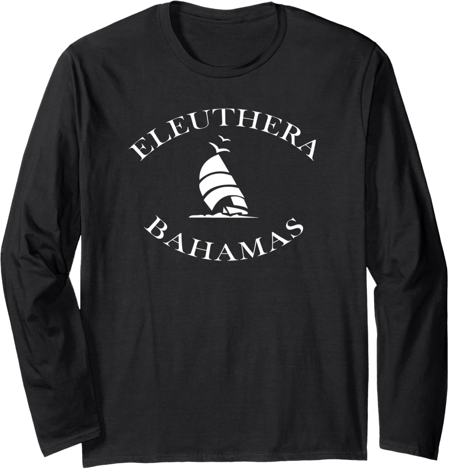 Retro Tribal Eleuthera Bahamas Sail Boat Souvenir Long