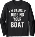 I M Silently Judging Boat Funny Sailing Boating