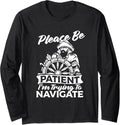 Sailor Sailboat Captain Boat Sailing Navigation Long Sleeve