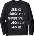 Long Sleeve Gun Lover 2Nd Amendment Ammo Outdoor Tshirt