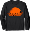 Dragon Boat Racing Crew Paddler Athlete Sport Retro