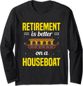 Houseboat Captain Anchor Boat Lover Houseboating Lover Long
