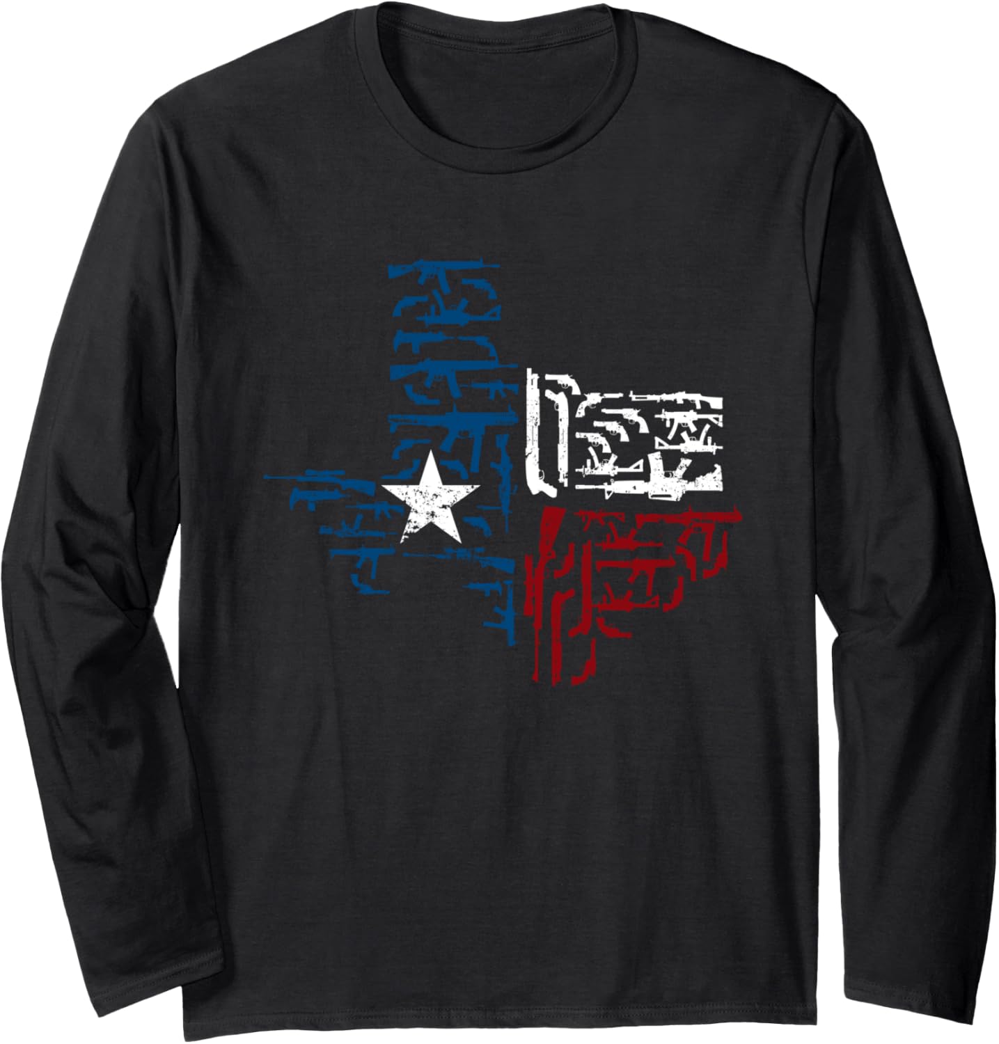 Patriotic Us South Austin Guns Texas Long Sleeve