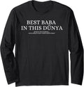Babalar Gunu Hediyesi Turkish Fathers Day T Shirt Long Sleeve