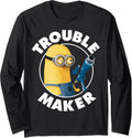 Despicable Me Minions Trouble Maker Mischievous Smile Long Sleeve