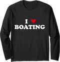 I Heart Boater Sailor I Love Boating Long