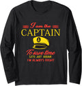 I Am Captain Funny Men Women Boat Owner
