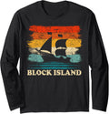 Block Island Sailing Vintage Sailboat Summer Boating Sailor