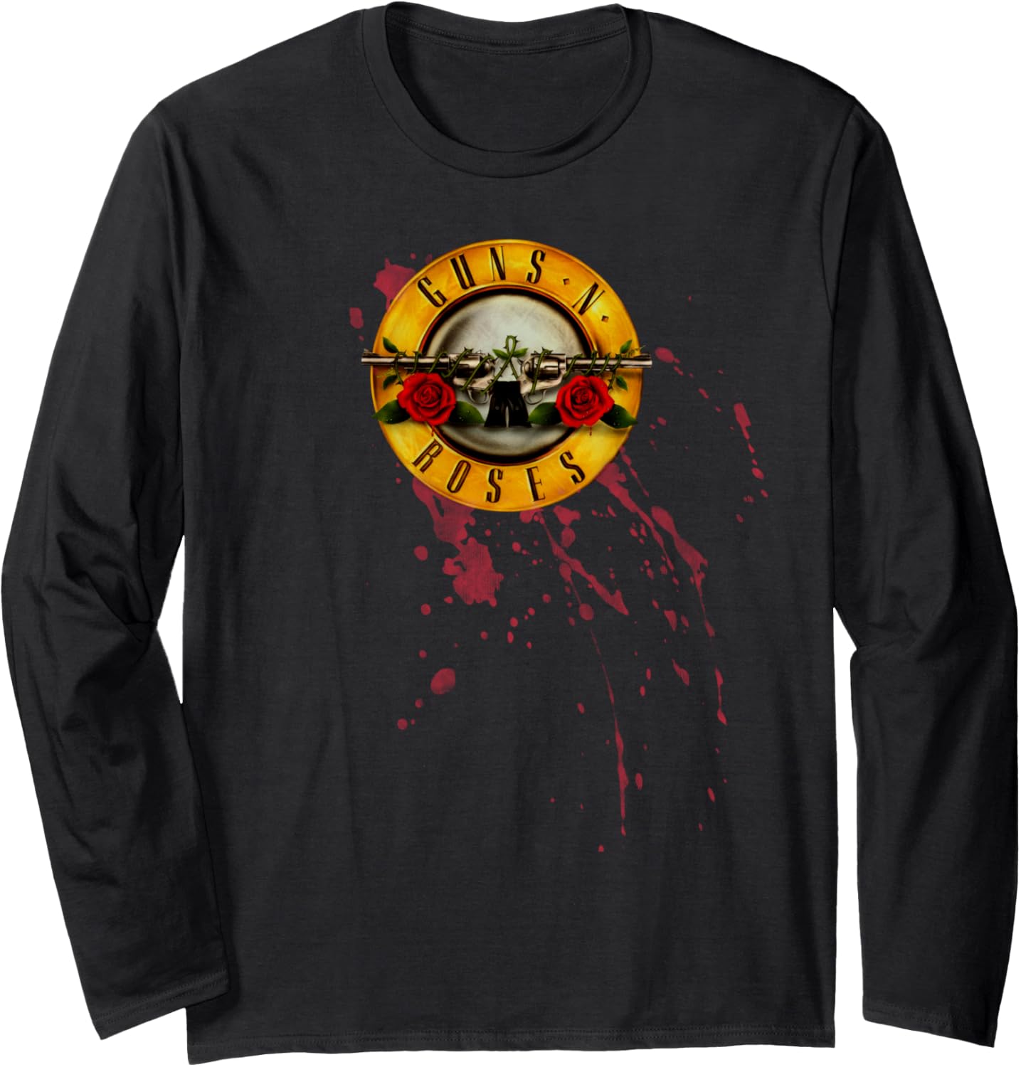 Guns N Roses Bullet Splatter Long Sleeve