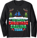 Christmas Sailing Team Funny Sailing Sailor Sailboat Xmas