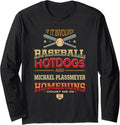 Baseball, Hotdogs and Michael Plassmeyer Prospect Baseball Long Sleeve