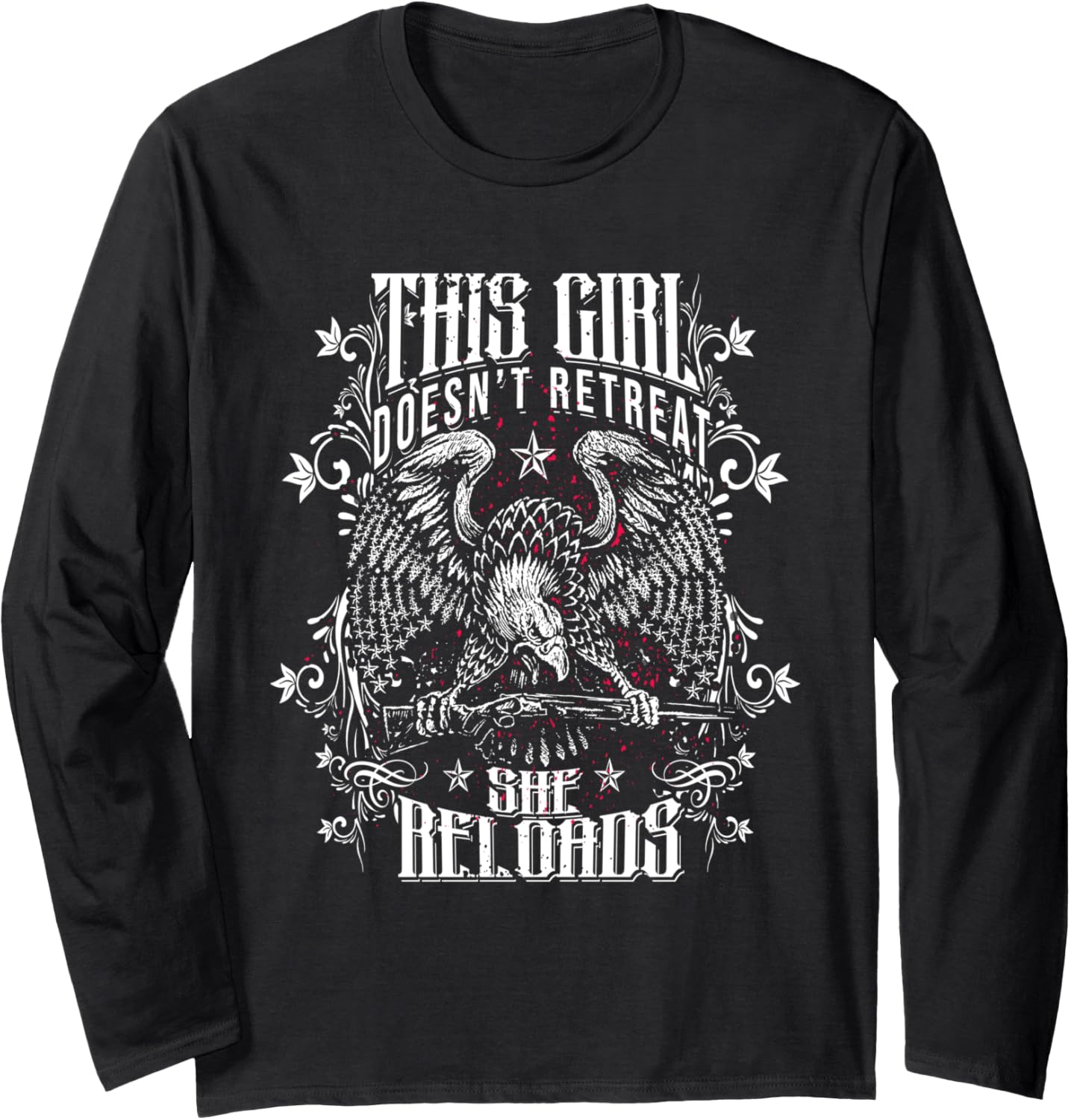 Women Gun Girl Rights Pro Gun Long Sleeve