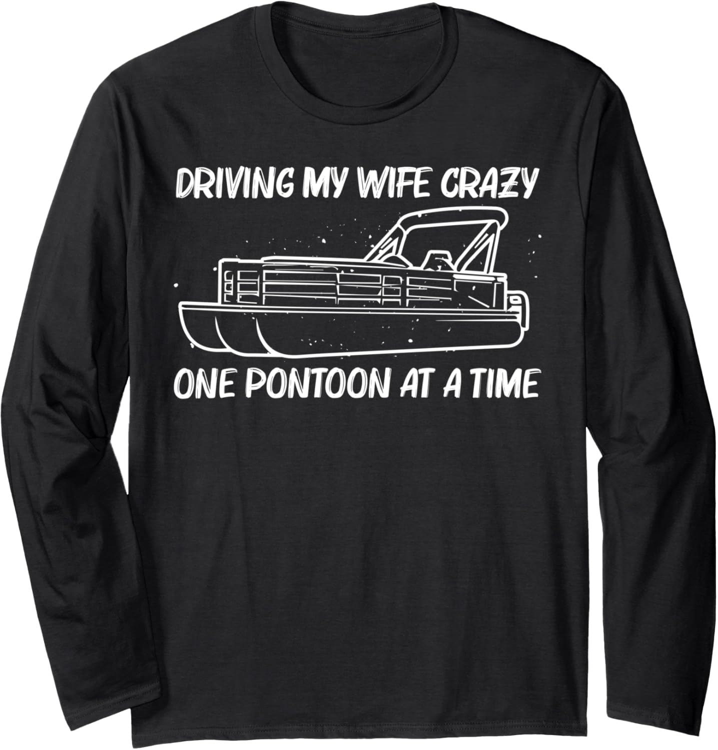Cool Pontoon Design Men Boys Boating Pontoon Boat