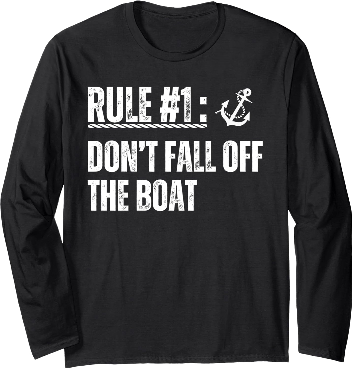 Boating Rule 1 Don Fall Off Boat Funny