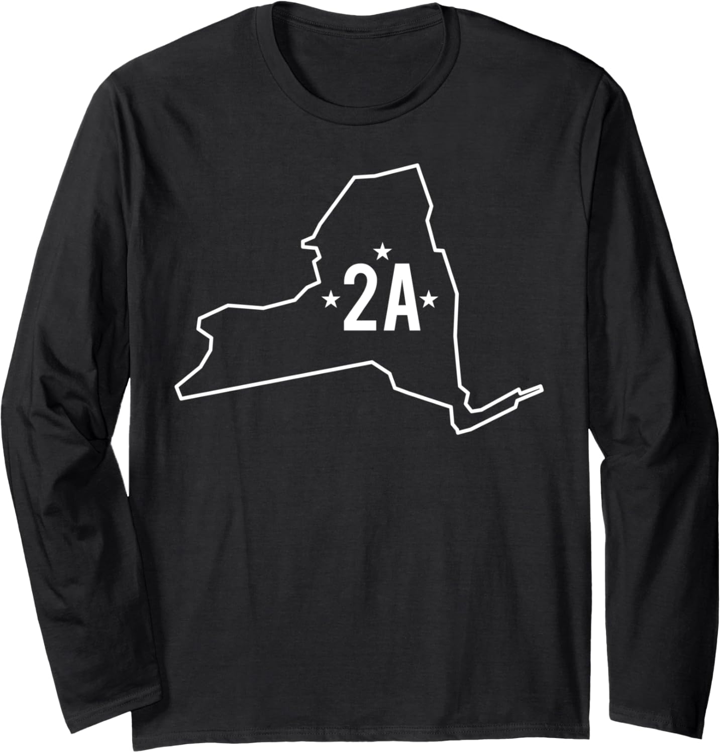 New York Second Amendment State 2A Gun Owner Rights Design Long Sleeve