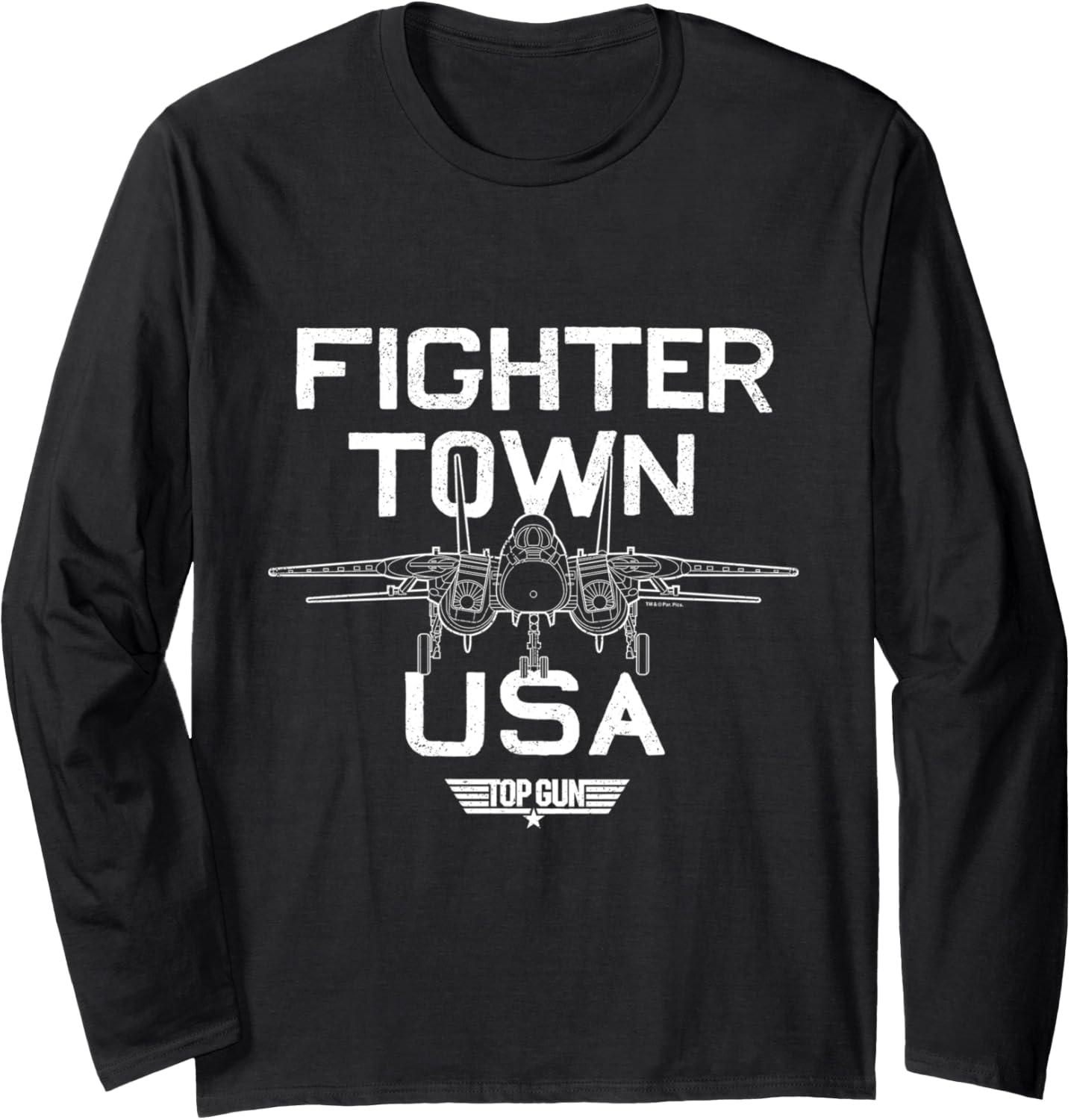 Top Gun Property Of Fighter Town Long Sleeve