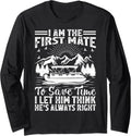 First Mate Captain Pontoon Boat Boating Captain Long