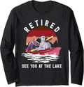 Retired See At Lake Boat Boating Long