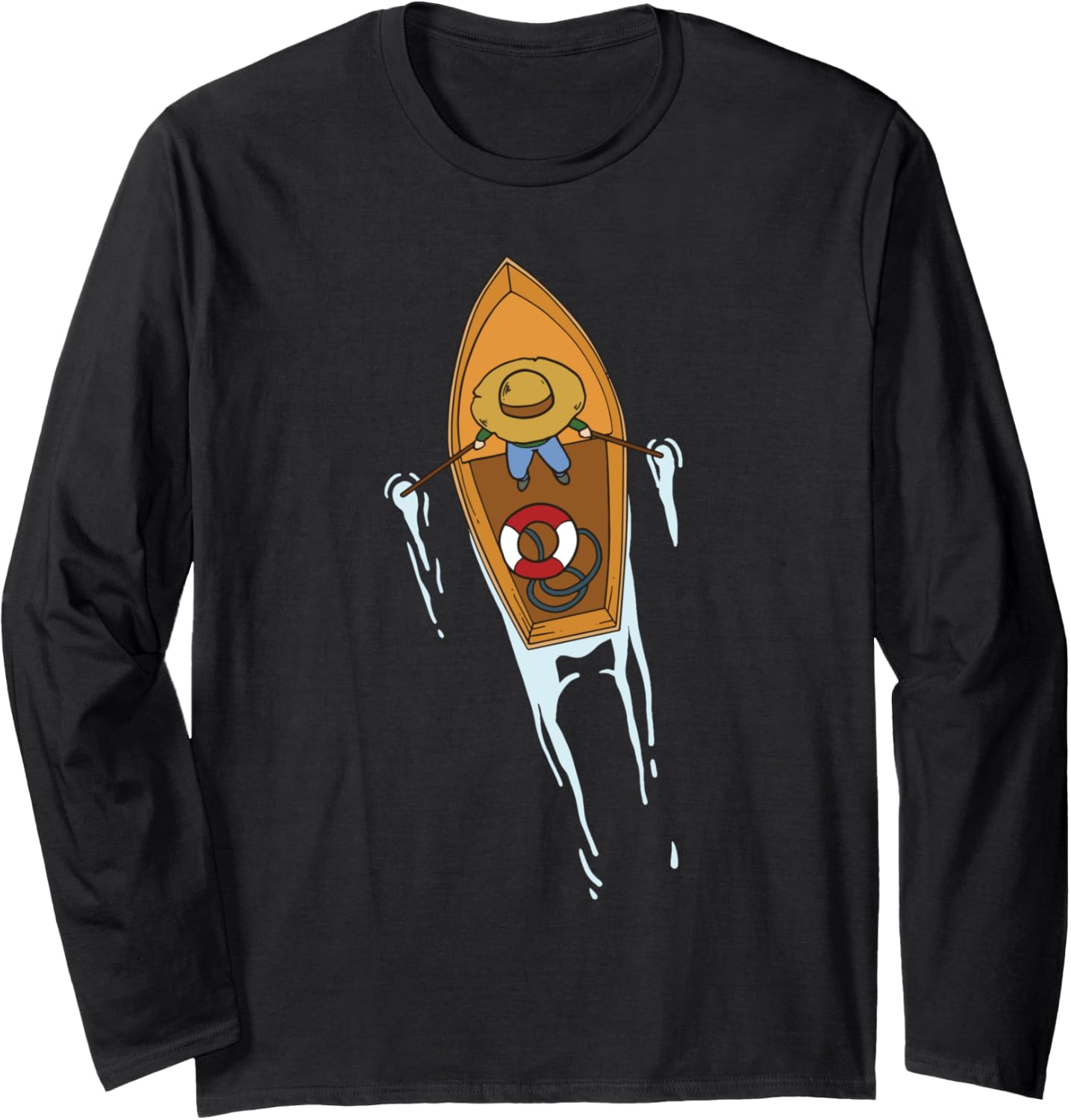 Boat Canoe Kayak Race Long Sleeve