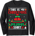 Boating Christmas Pajama Boating Xmas Holiday Long Sleeve