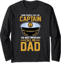 Fishing Beer Boating Boat Father Dad Captain Long