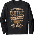 Funny Sailing Coffee Boating Yacht Canal Narrowboat Sailor