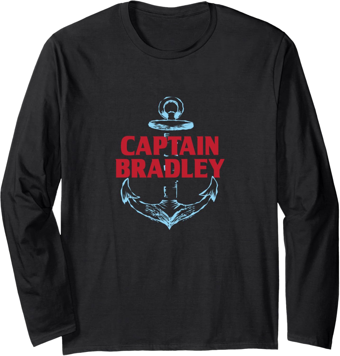 Captain Bradley Personalized Name Custom Nickname Boating Long