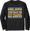 Kneel Down Boat Mechanic Long Sleeve
