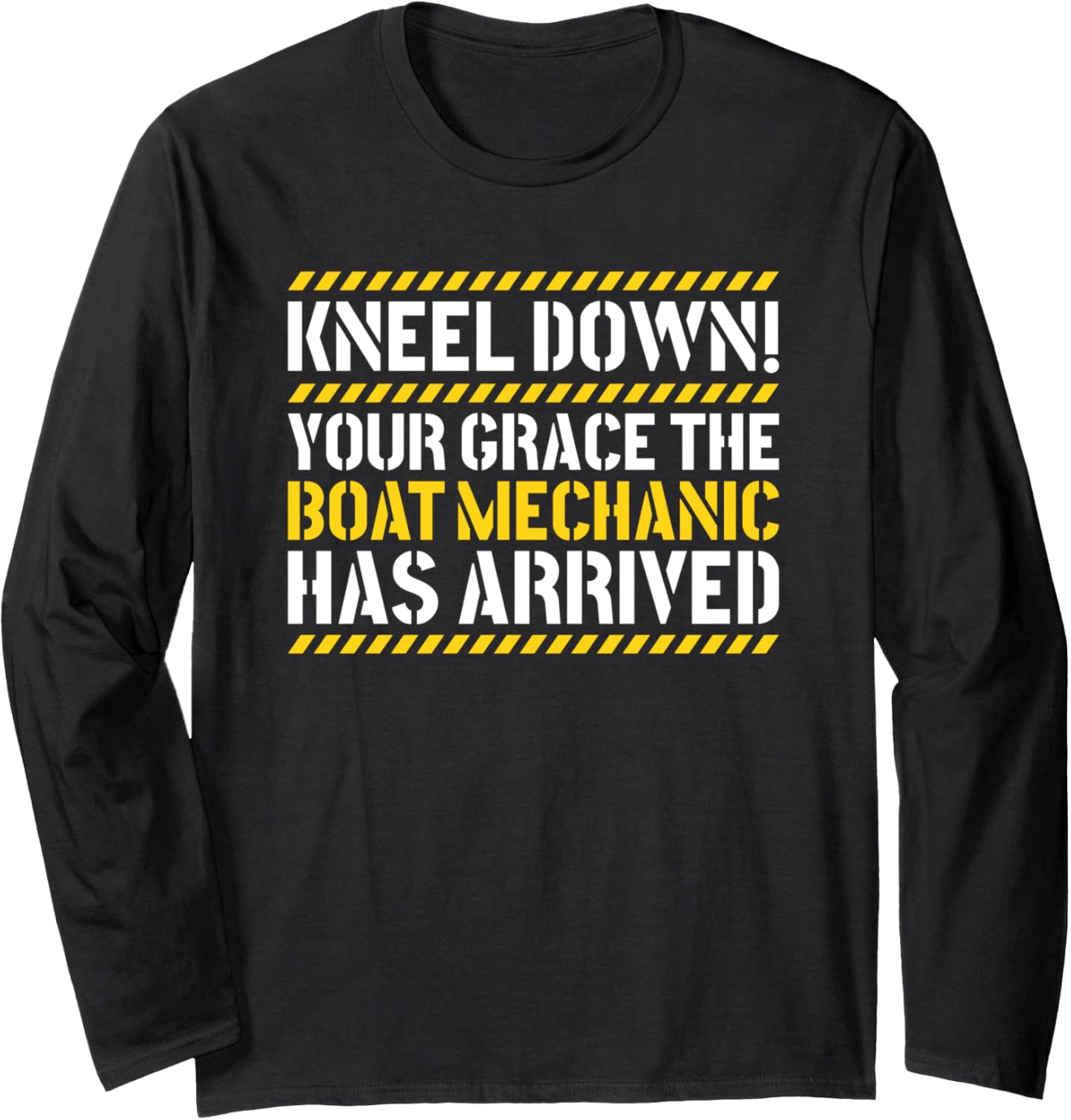 Kneel Down Boat Mechanic Long Sleeve