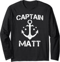 Captain Matt Funny Birthday Personalized Name Boat Long