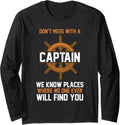 Boat Captain Fishing Boating Long Sleeve
