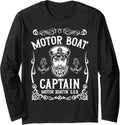 Motor Boat Captain Motorboating Anchor Sports Motorboat Long