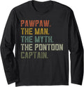 Boat Sailing Pawpaw Pontoon Captain Apparel Boating Long