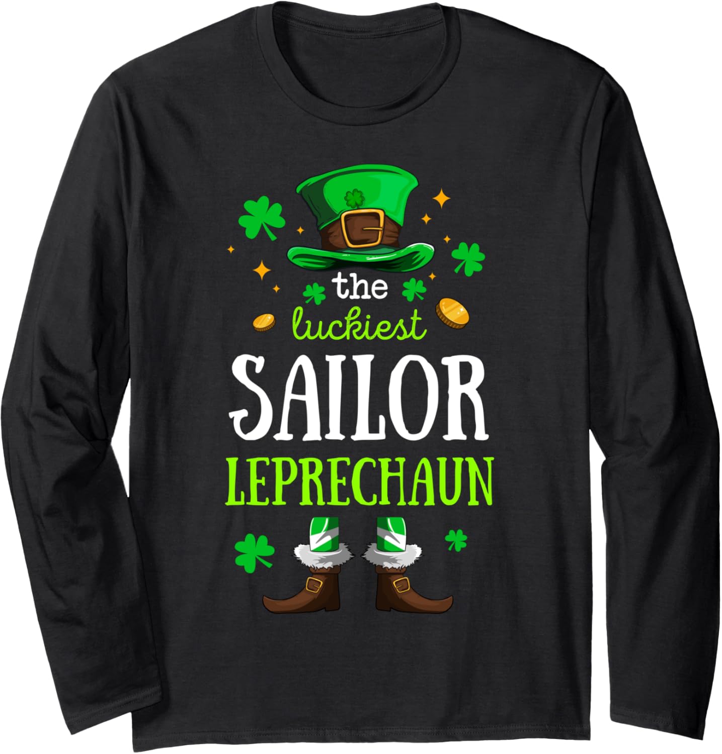 Luckiest Sailor Leprechaun Boat Captain St Patrick S