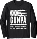 Mens Gunpa Like A Normal Grandpa But More Fun Owns Guns Long