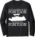 Pontoon Captain Boating Long Sleeve