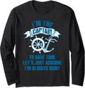 I M Captain Funny Boating Captain Saying Long