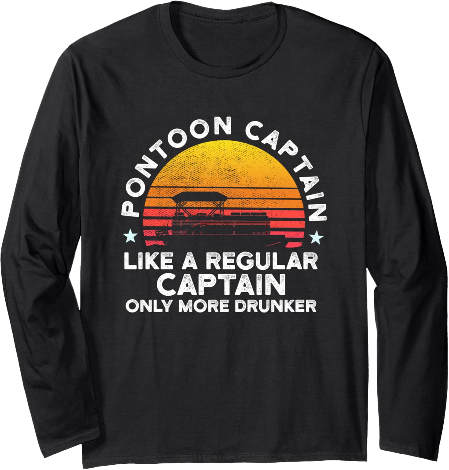 Pontoon Captain Like A Regular Captain Funny Boat