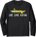 Love Kayak Outdoor Funny Kayaking Canoeing Boating Outfit
