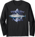 Matagorda Island Texas Nautical Sailing Boating Long Sleeve