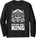 Pontoon Boat Skull Boating Lake Pontoon Boat King
