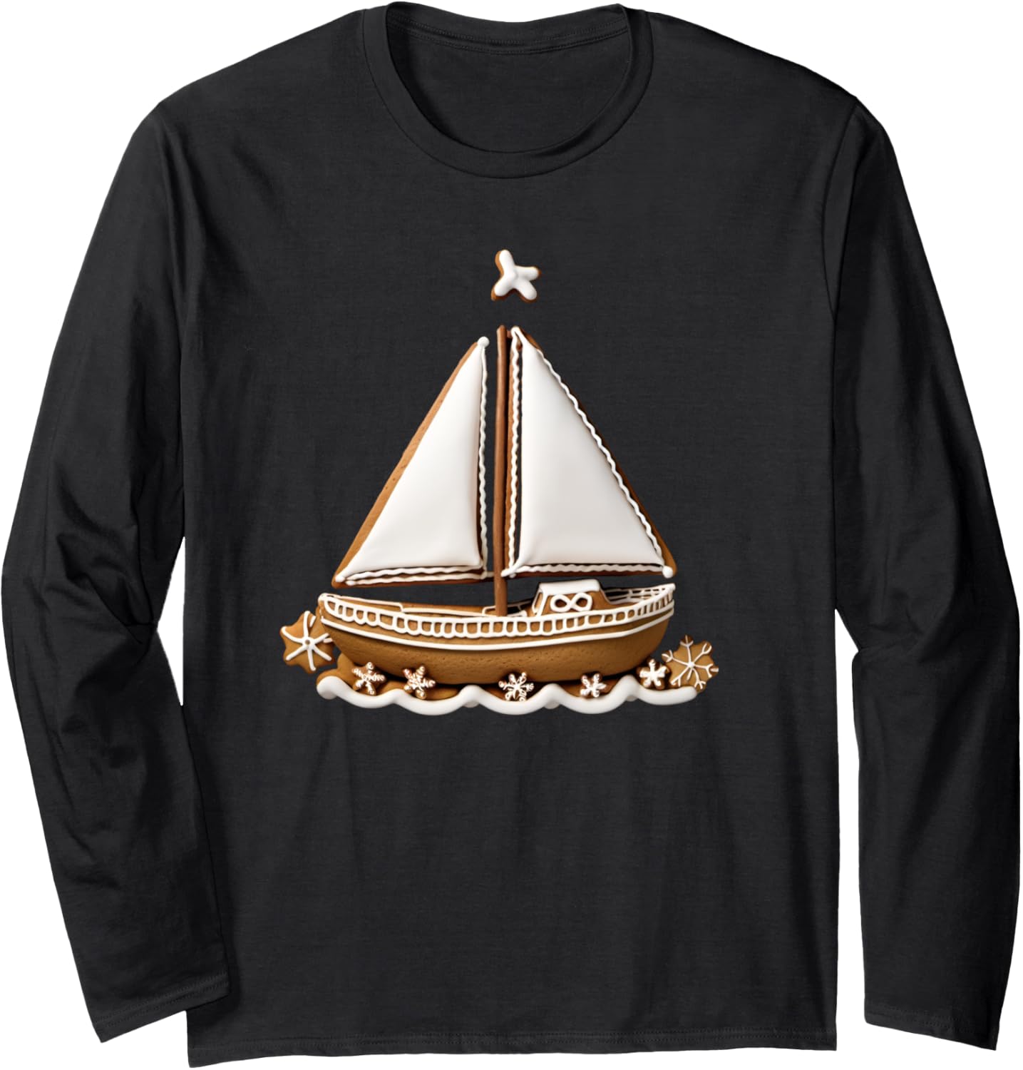 Gingerbread Sailboat Cookie Long Sleeve