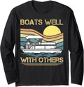 Pontoon Boat Captain Vintage Boats Well Others Long
