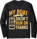 Funny Motorboat Gasoline Boat Long Sleeve