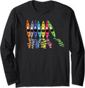 Colorful Kayaks Outdoor Adventure Kayaking Boating Long Sleeve