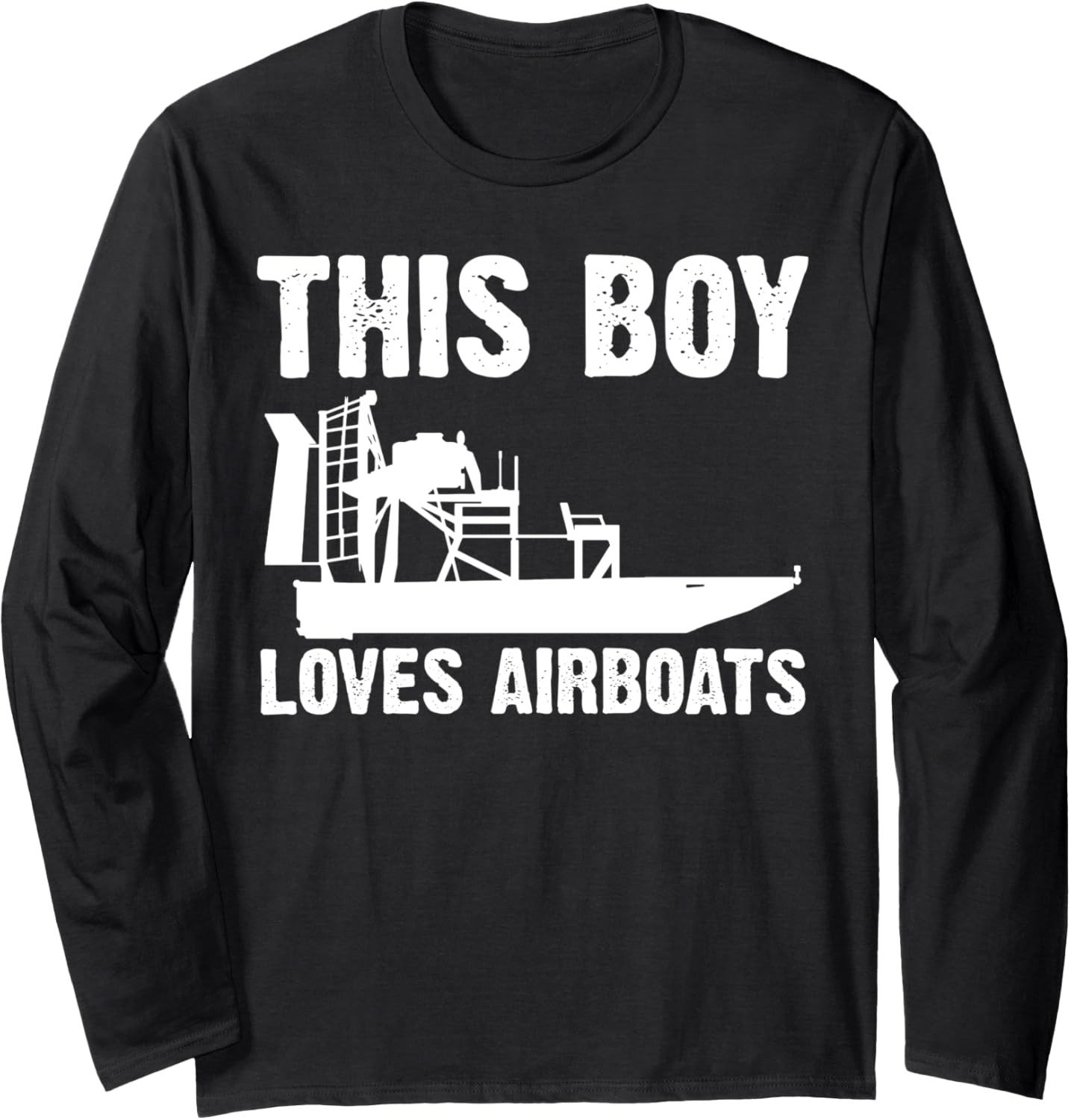 Cool Airboat Boys Kids Airboating Watercraft Boat Long
