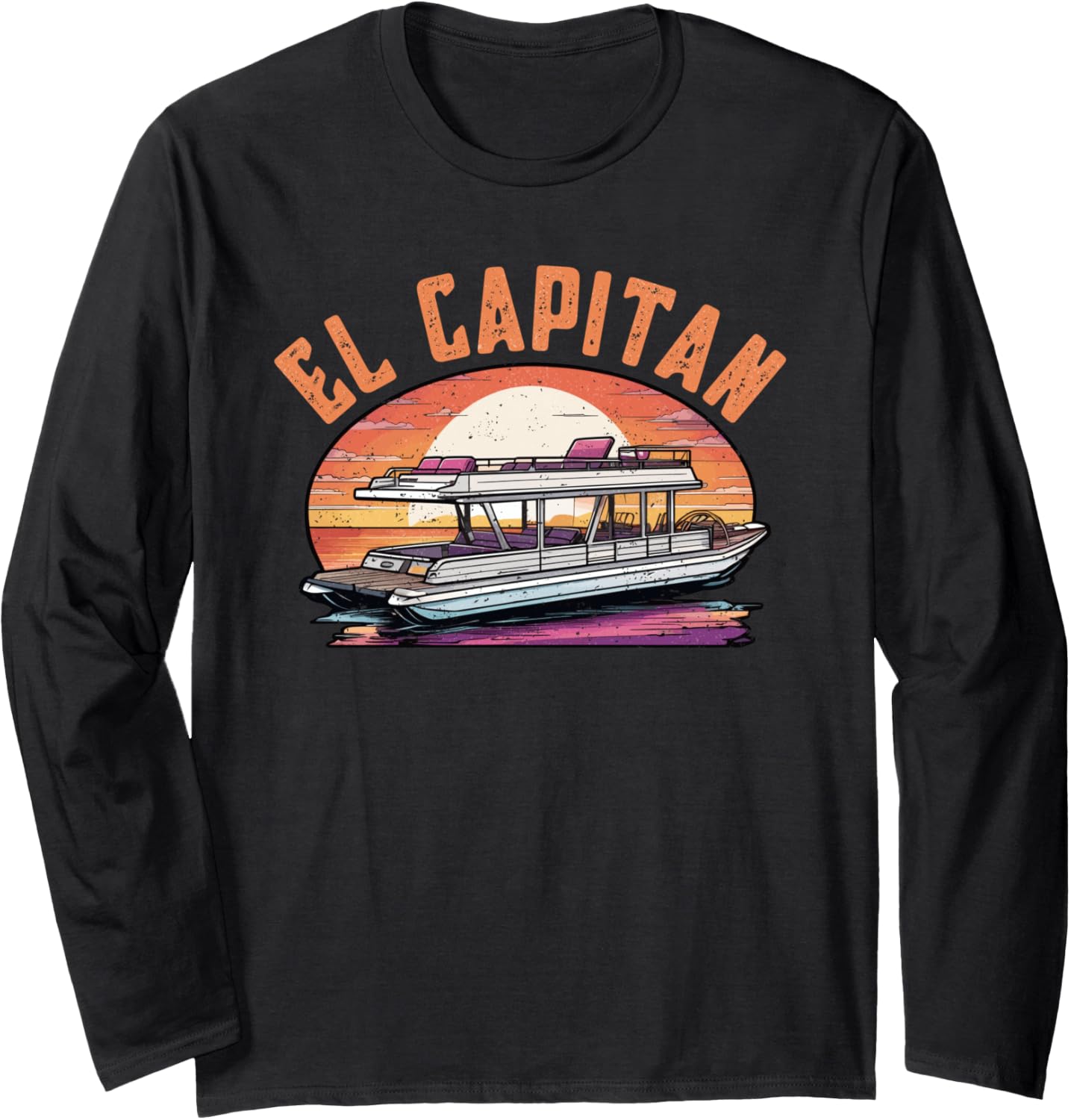 Pontoon Captain Boat Lake Boating El Capitan Long