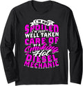 Diesel Mechanic Girlfriend Diesel Mechanic Wife Long Sleeve